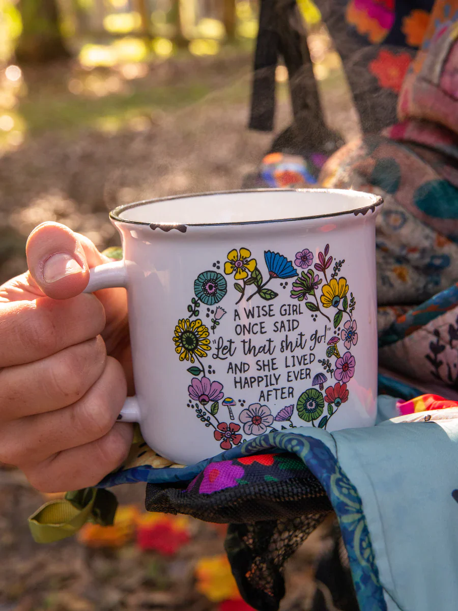 A Wise Girl | Camp Mug "Let That Sh!t Go" 386* - Image 4