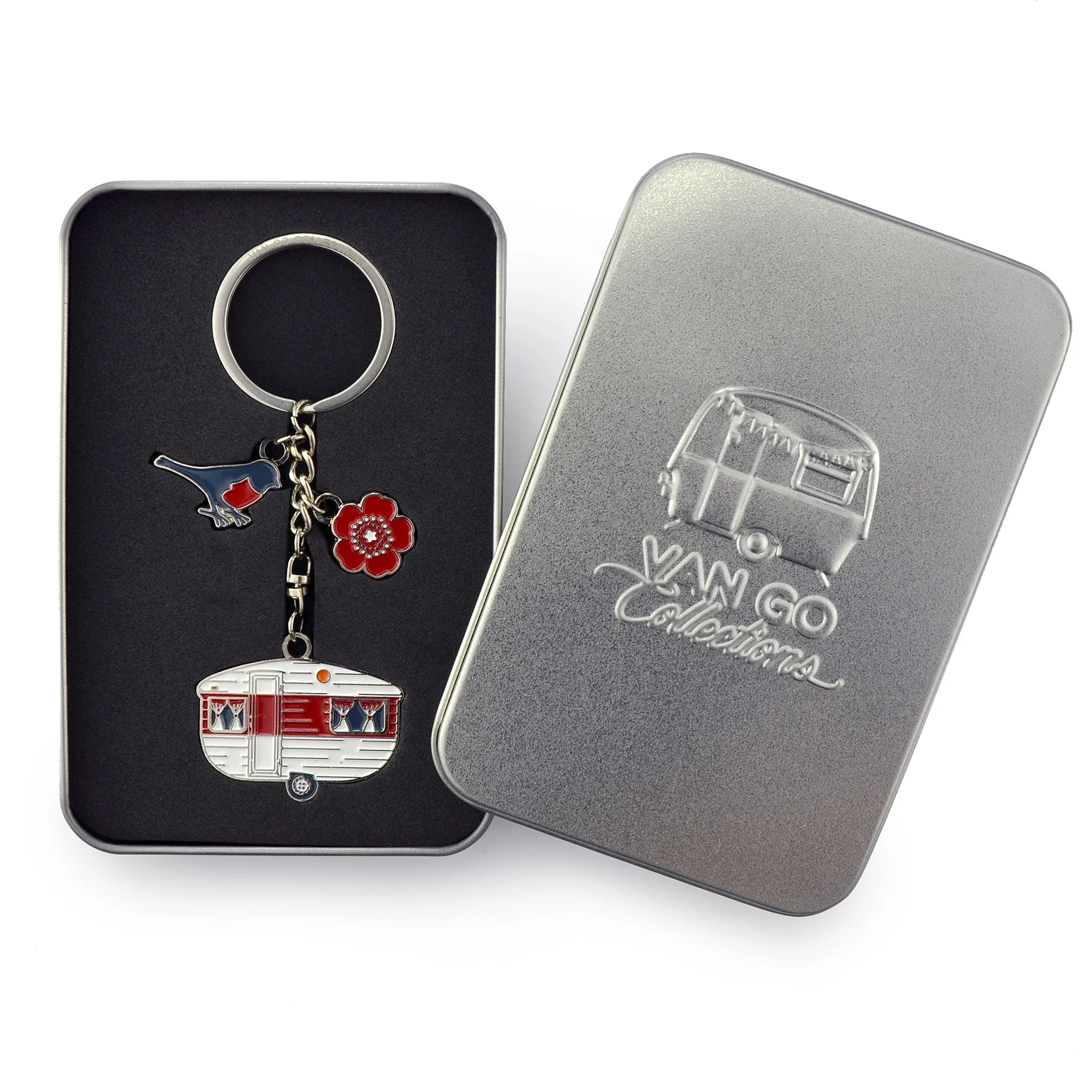 Van Go Collections Key Rings | Various Caravan & RV Themed Designs & Colours - Image 11
