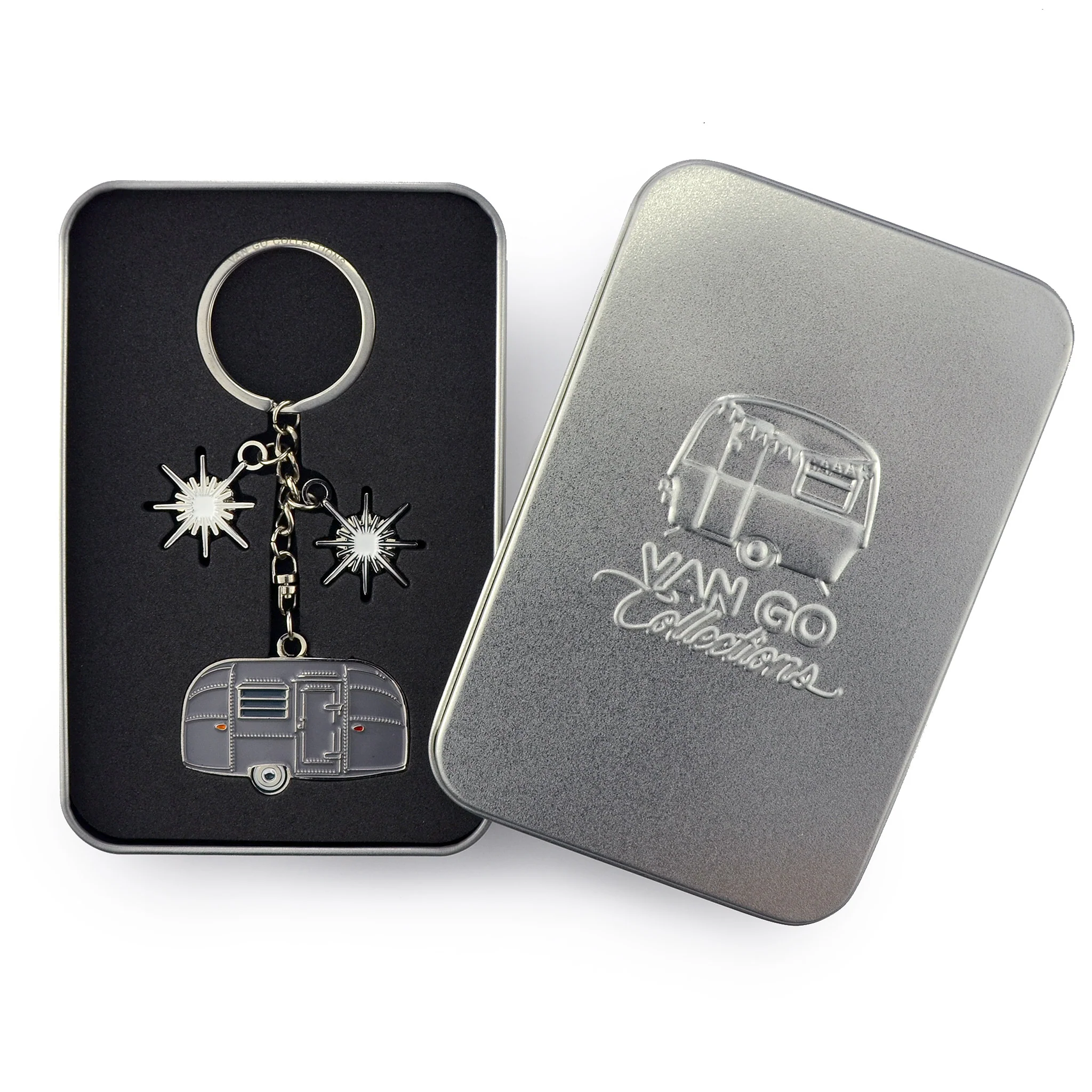 Van Go Collections Key Rings | Various Caravan & RV Themed Designs & Colours - Image 12