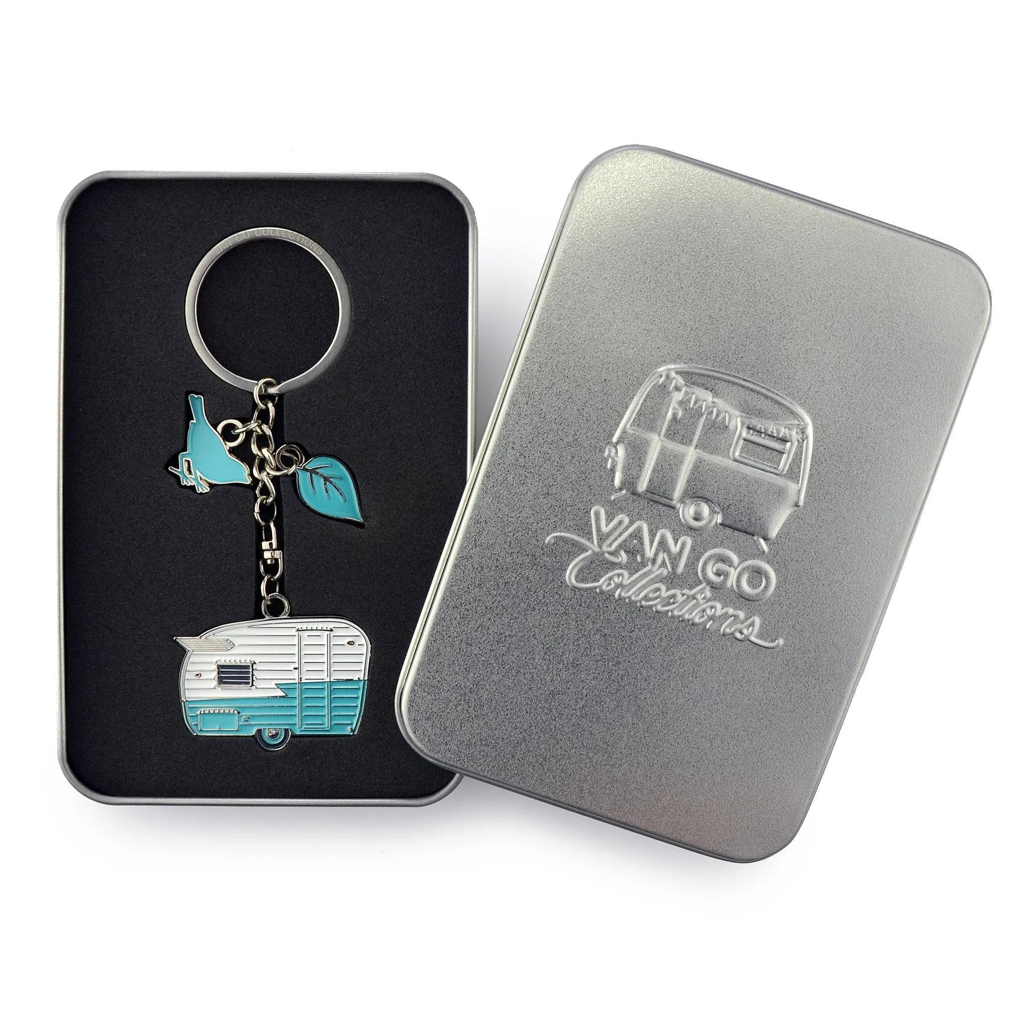 Van Go Collections Key Rings | Various Caravan & RV Themed Designs & Colours - Image 13
