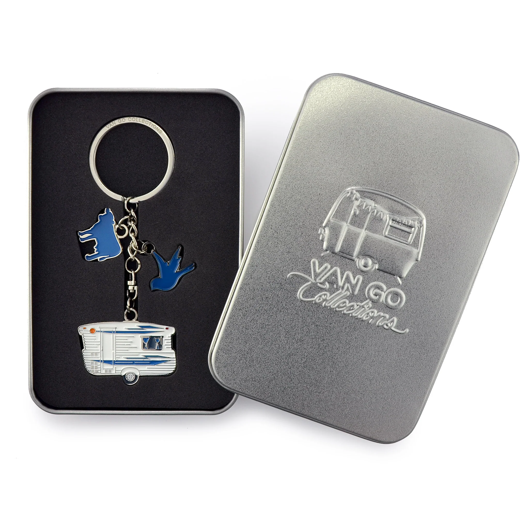 Van Go Collections Key Rings | Various Caravan & RV Themed Designs & Colours - Image 14