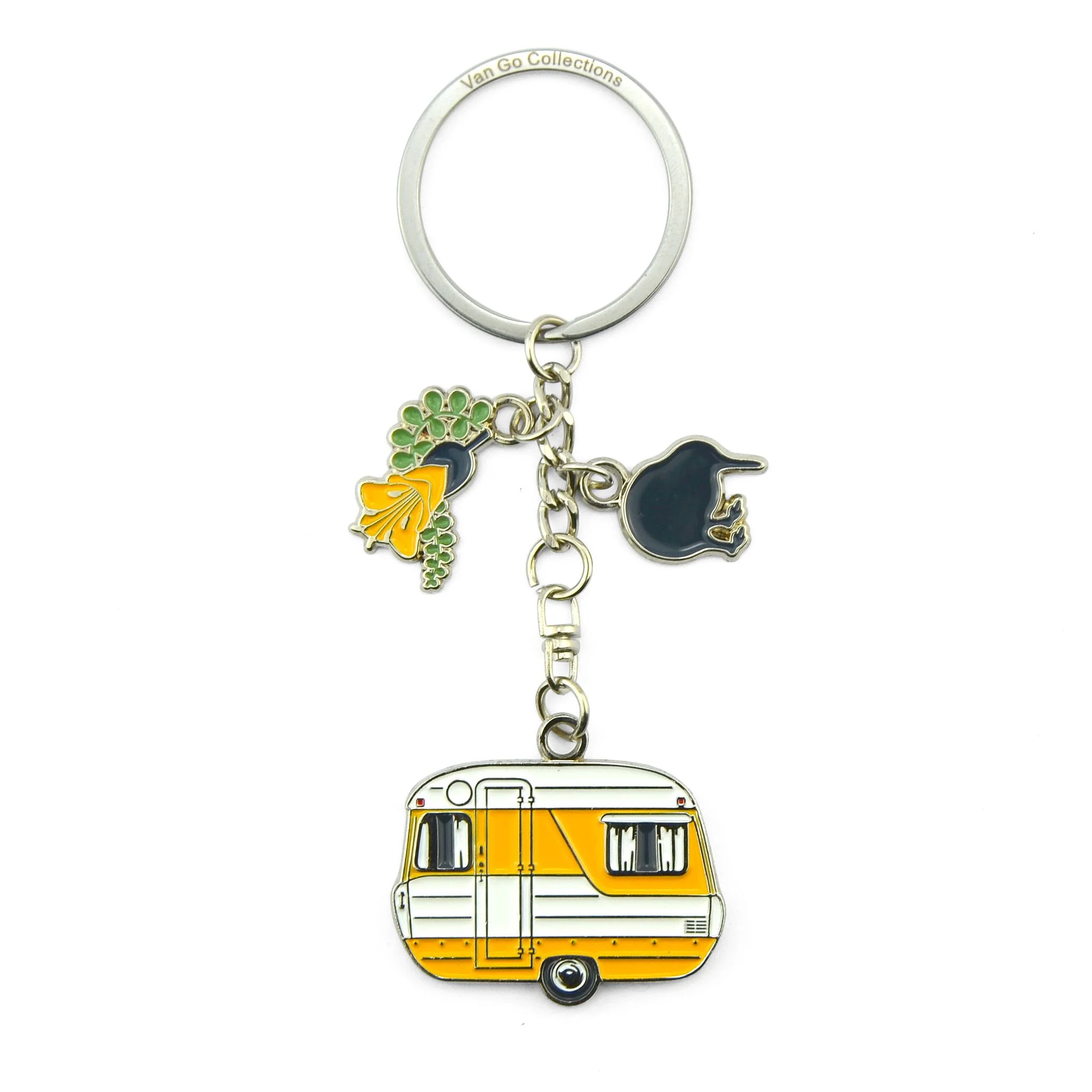 Van Go Collections Key Rings | Various Caravan & RV Themed Designs & Colours - Image 16
