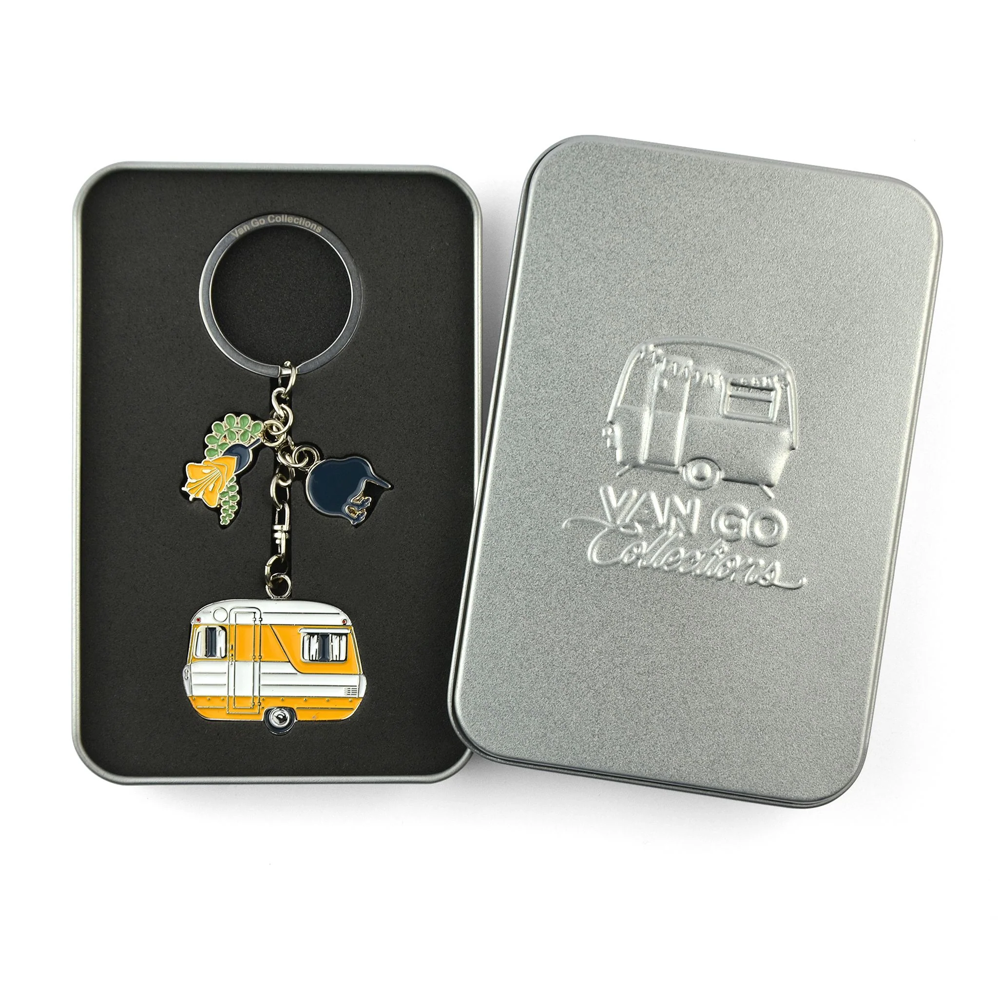 Van Go Collections Key Rings | Various Caravan & RV Themed Designs & Colours - Image 21