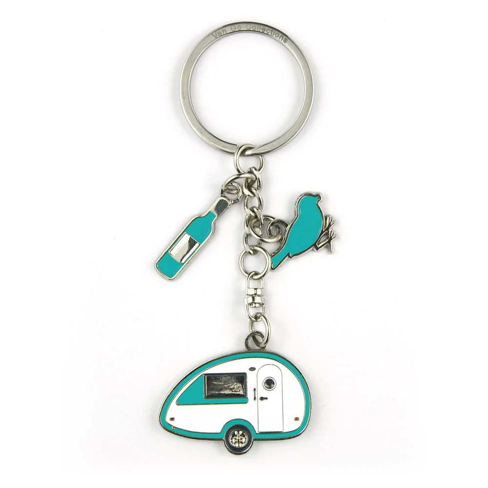 Van Go Collections Key Rings | Various Caravan & RV Themed Designs & Colours - Image 24