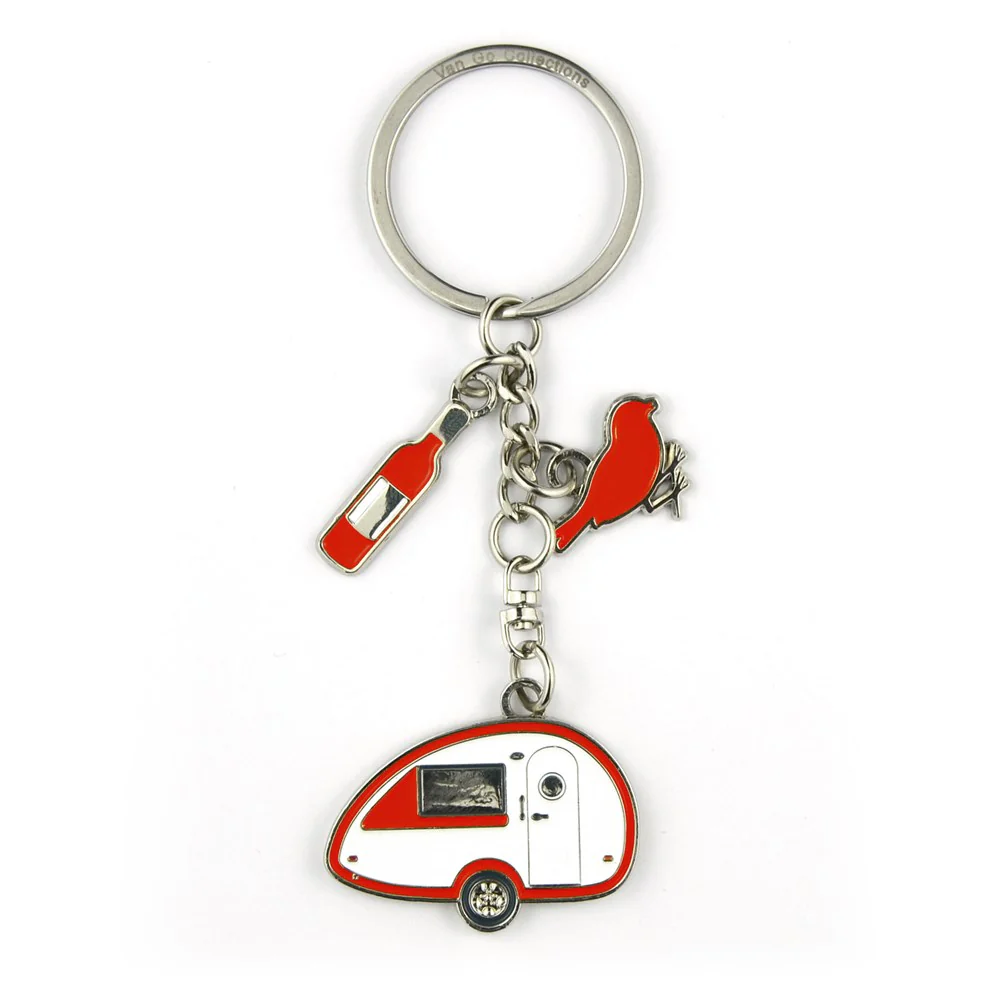 Van Go Collections Key Rings | Various Caravan & RV Themed Designs & Colours - Image 26