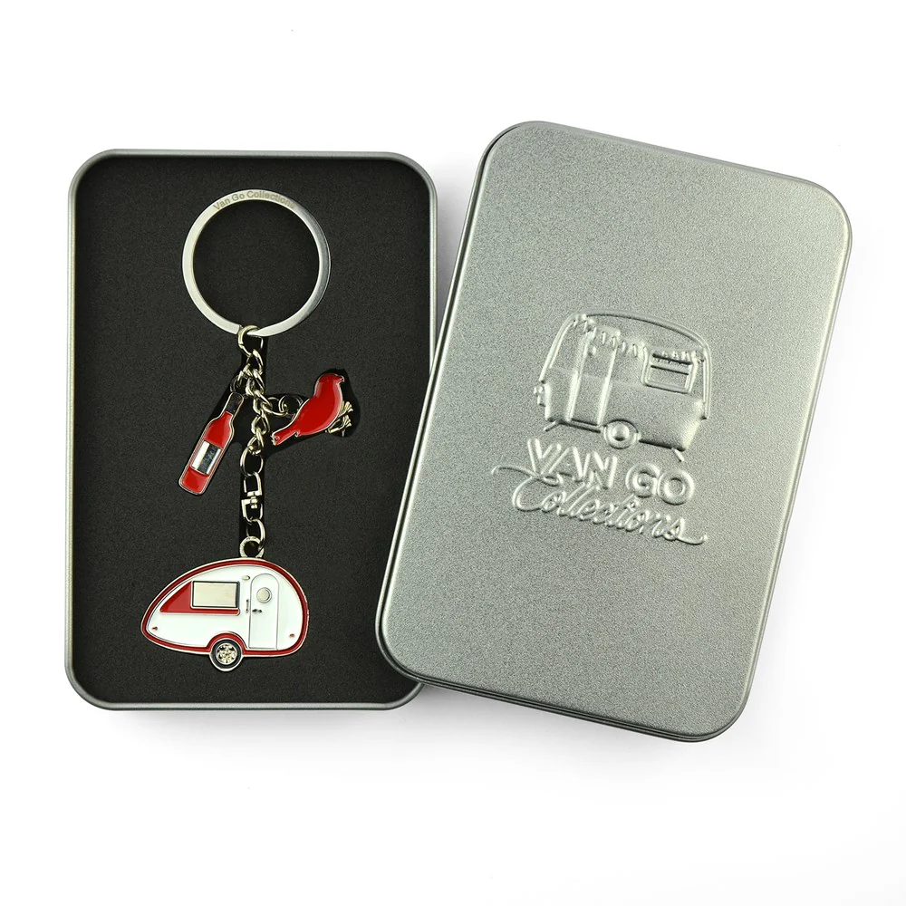 Van Go Collections Key Rings | Various Caravan & RV Themed Designs & Colours - Image 27