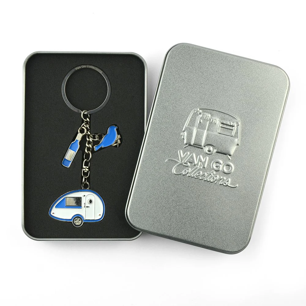 Van Go Collections Key Rings | Various Caravan & RV Themed Designs & Colours - Image 29