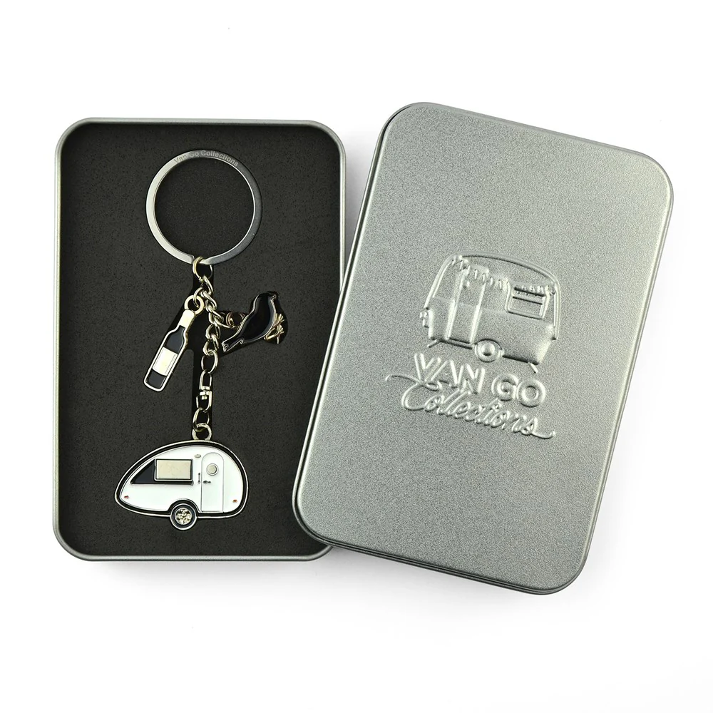 Van Go Collections Key Rings | Various Caravan & RV Themed Designs & Colours - Image 31