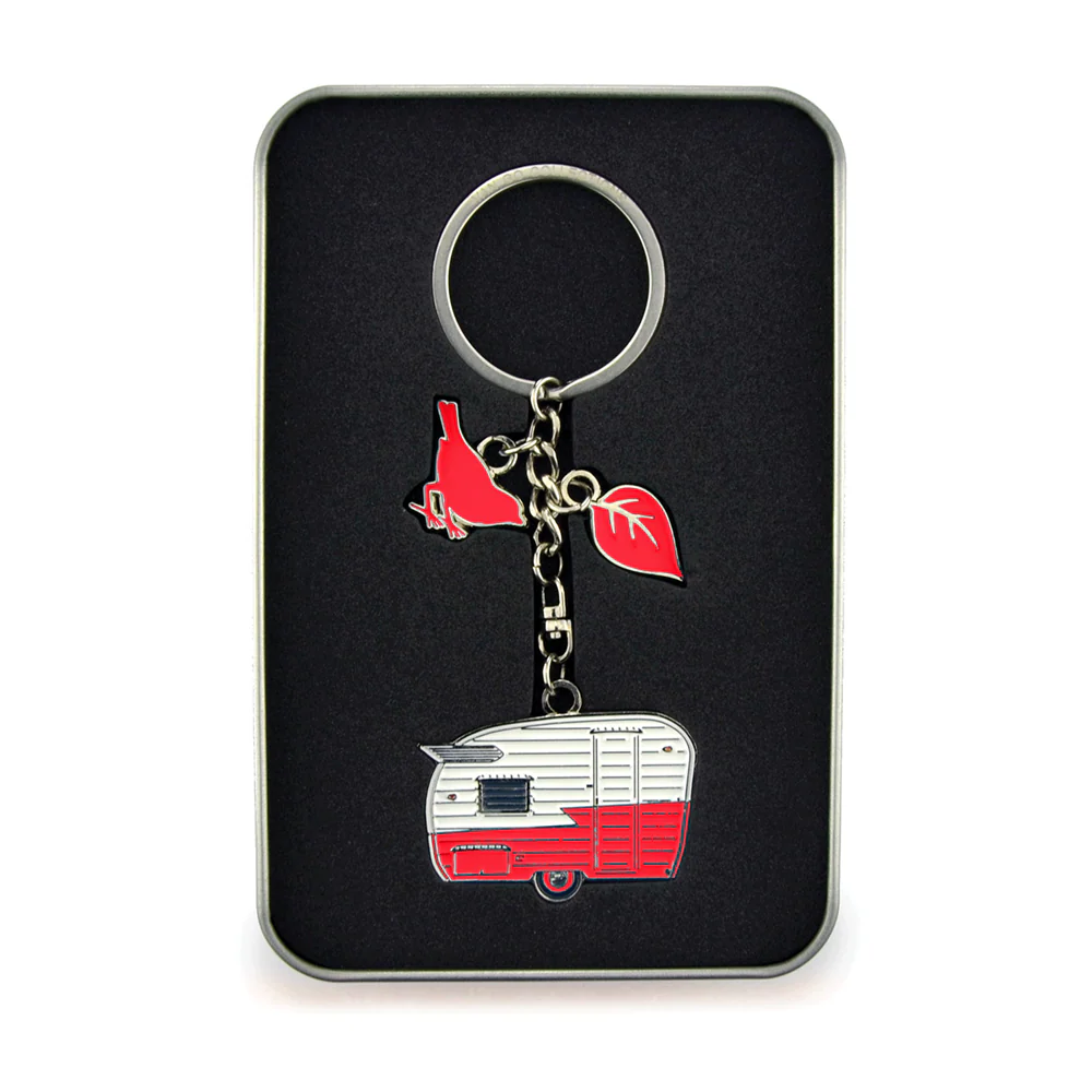 Van Go Collections Key Rings | Various Caravan & RV Themed Designs & Colours - Image 32