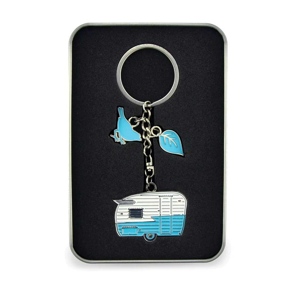Van Go Collections Key Rings | Various Caravan & RV Themed Designs & Colours - Image 34