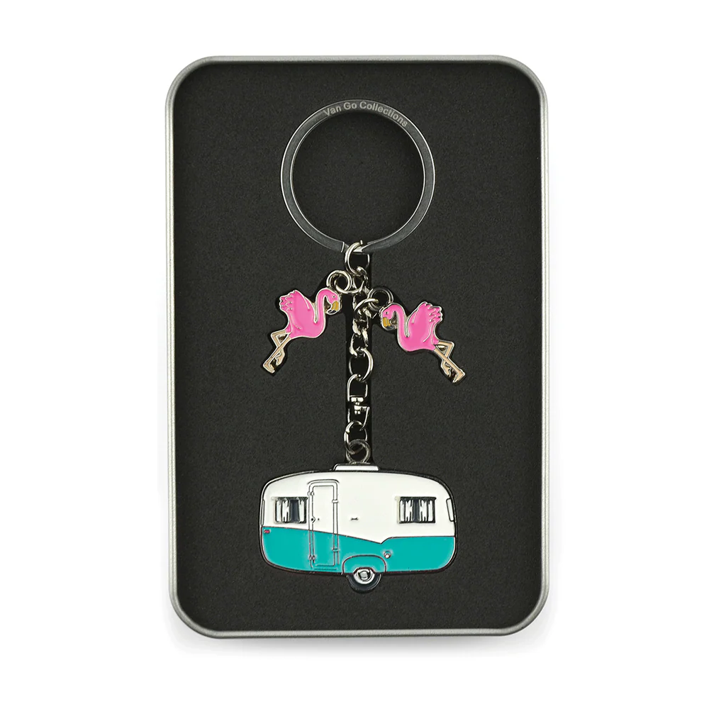 Van Go Collections Key Rings | Various Caravan & RV Themed Designs & Colours - Image 35
