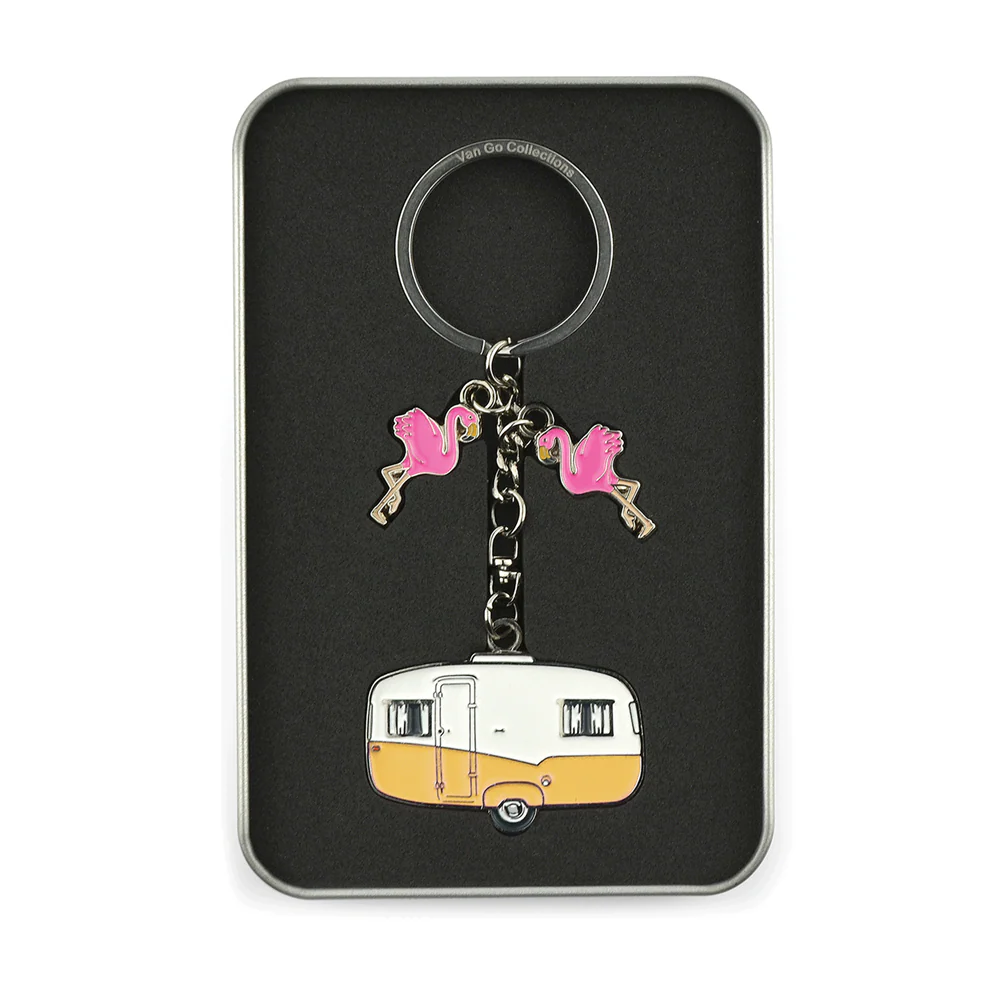 Van Go Collections Key Rings | Various Caravan & RV Themed Designs & Colours - Image 36