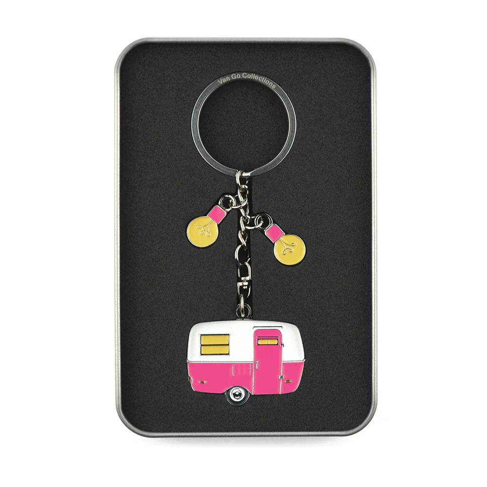 Van Go Collections Key Rings | Various Caravan & RV Themed Designs & Colours - Image 38