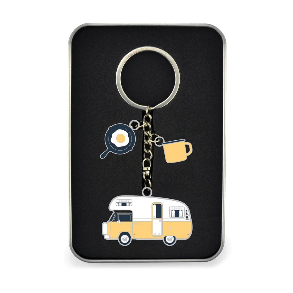 Van Go Collections Key Rings | Various Caravan & RV Themed Designs & Colours - Image 49
