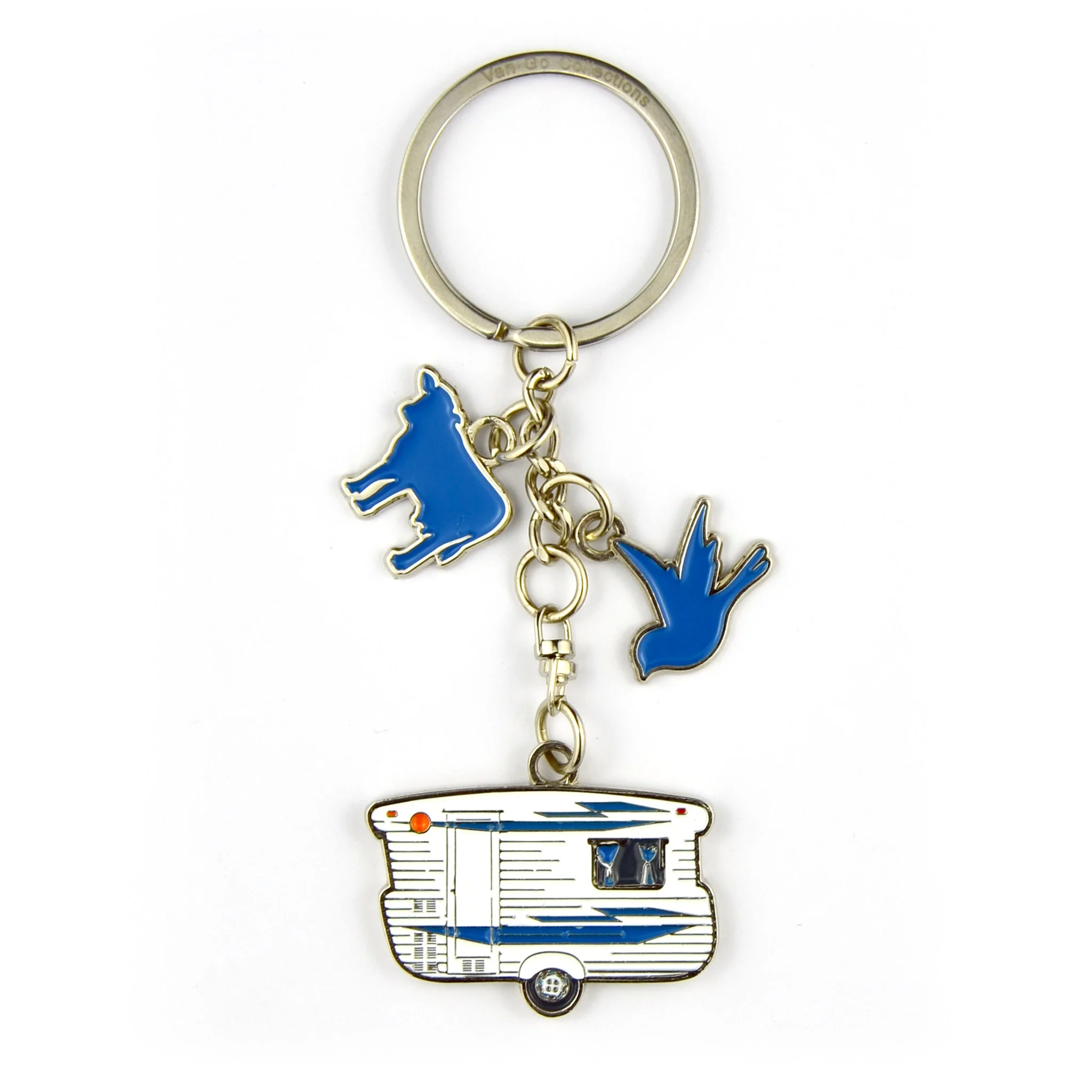 Van Go Collections Key Rings | Various Caravan & RV Themed Designs & Colours - Image 7