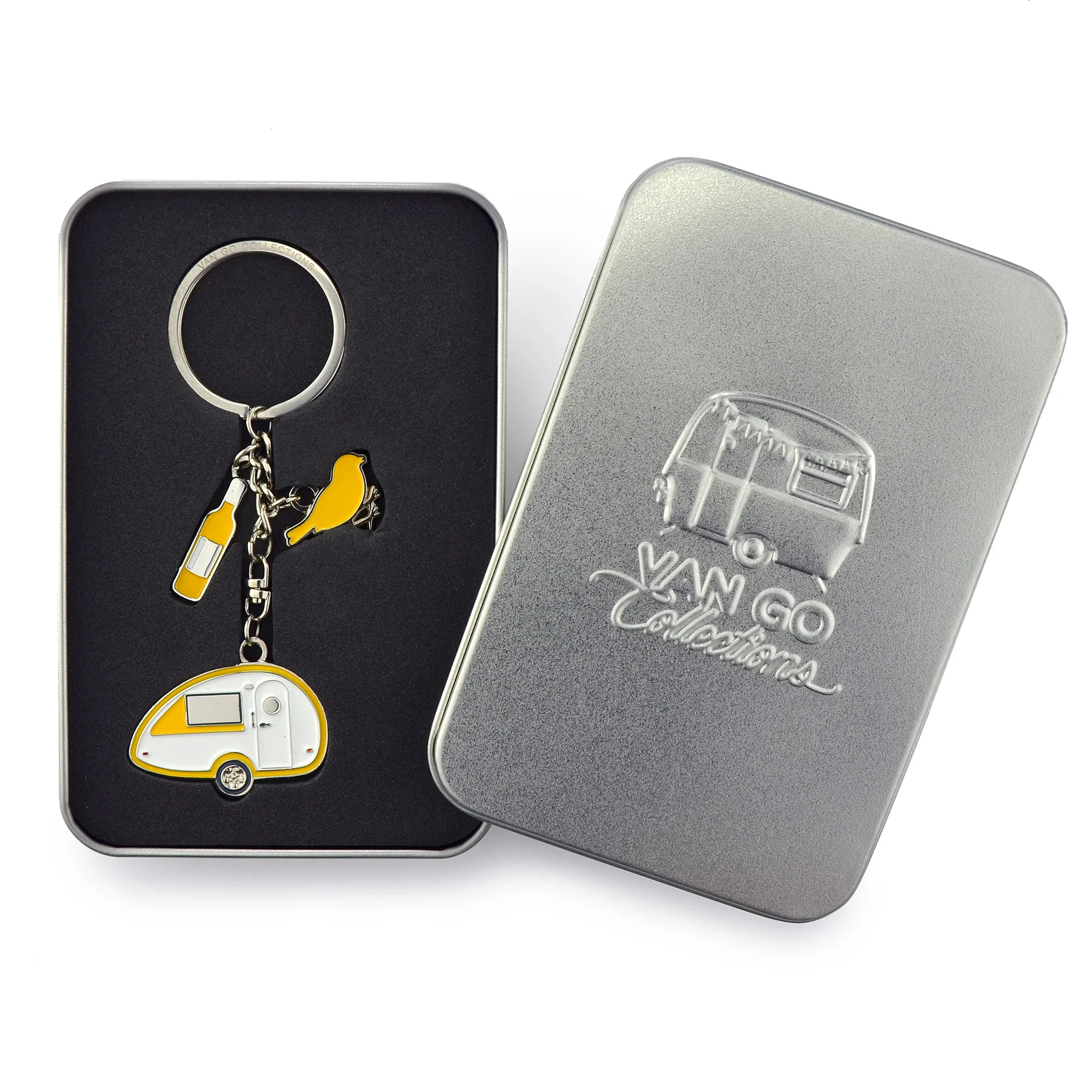 Van Go Collections Key Rings | Various Caravan & RV Themed Designs & Colours - Image 9